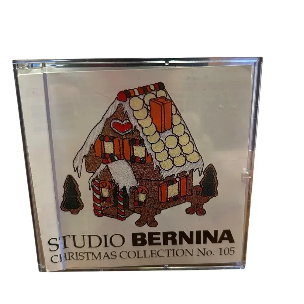 Studio Bernina Embroidery Card Christmas Collection No 105. UNTESTED